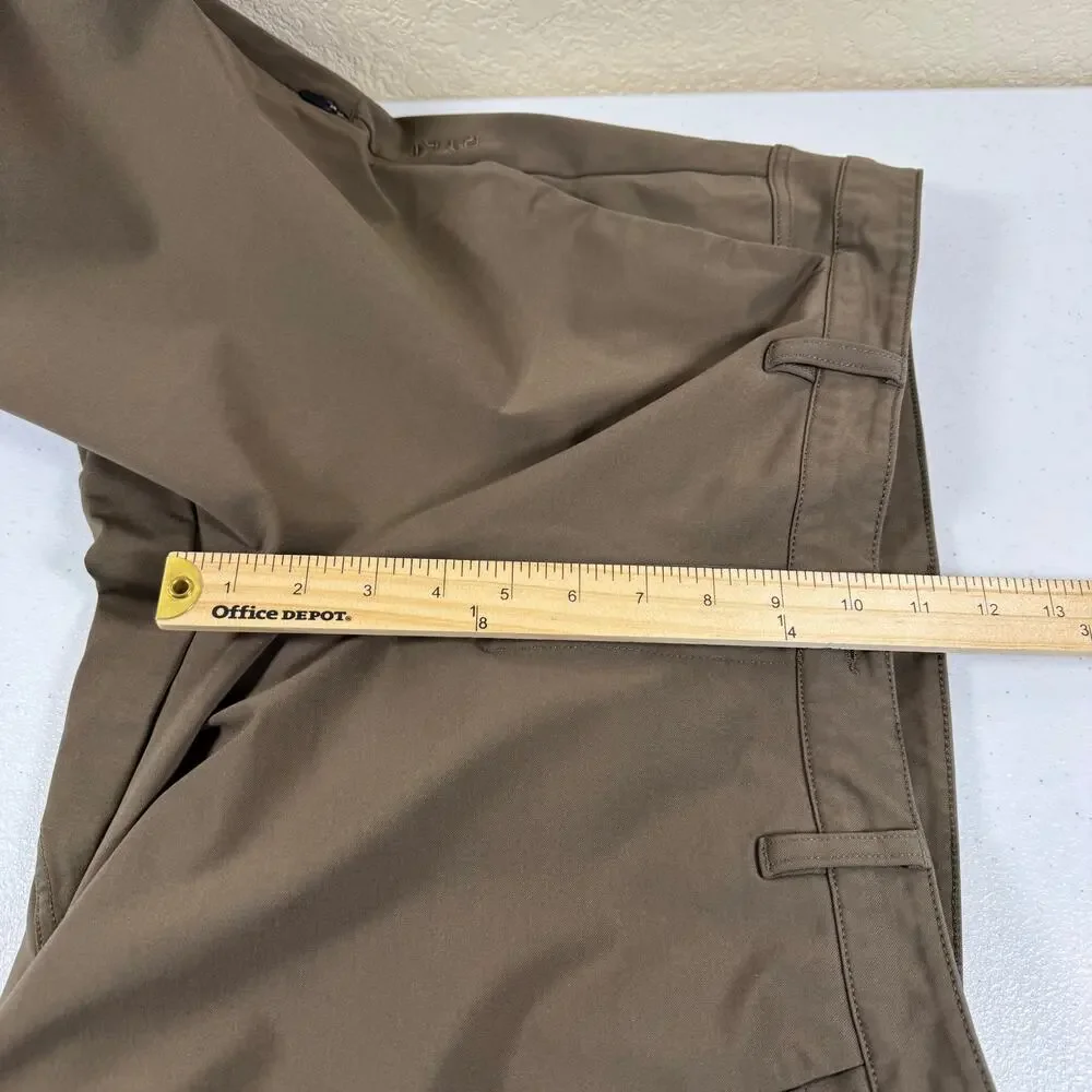 BYLT Pants Mens 36 (act 34x29)  Everyday 2.0 Premium Basics Stretch Work Brown
